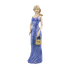 Девушка с сумочкой 33см голубое платье