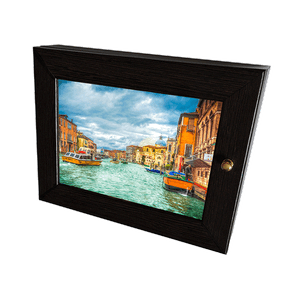 Ключница Мини 4 крючка 23х18 см Венеция Канал венге