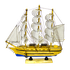 Макет Корабля Confection 29х29х7см белый лак с черной полосой