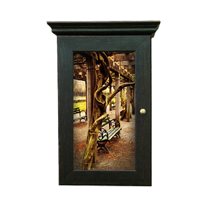 Ключница Классика на 5 крючков 20х28 см Патио венге