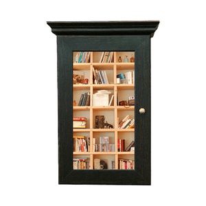 Ключница Классика на 5 крючков 20х28 см Книжный шкаф венге