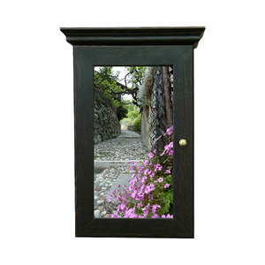 Ключница Классика на 5 крючков 20х28 см Прогулка венге