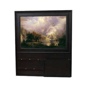 Ключница Открытая (большая) на 5кр В горах 32х50см венге