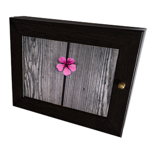 Ключница Мини 4 крючка 23х18 см Флокс венге