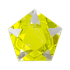 Пентаграмма Знак Зодиака 6 см Козерог жёлтая