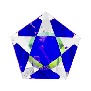Пентаграмма Знак Зодиака 6 см Дева синяя