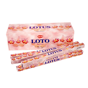 Благовоние HEM Лотос Lotus четырехгранник упаковка 25 шт