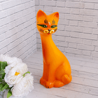 Копилка Кот Кэт 30 см рыжий полуматовый лак