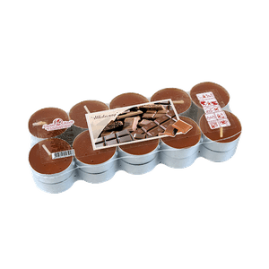 Свечи чайные 20 шт время горения 3,5 часа аромат Шоколад