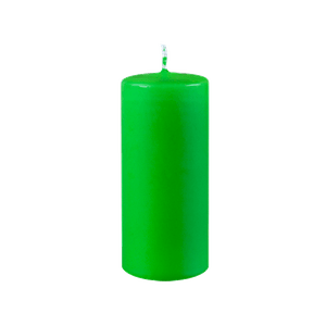 Свеча пеньковая 9 см зеленая время горения 11 часов