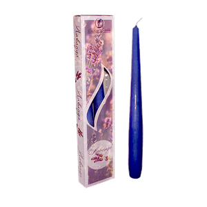 Свечи античные 2 шт 25 см аромат Лаванда время горения 5 часов