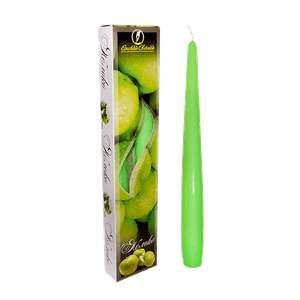 Свечи античные 2 шт 25 см время горения 5 часов аромат Яблоко