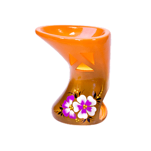 Аромалампа Форум Цветы 13 см в оранжево-коричневых тонах в ассортименте