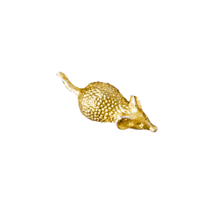 Мышонок кошельковый 1,5 см под золото