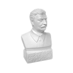 Скульптура Бюст Сталин И.В 5х8 см белый