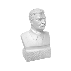 Скульптура Бюст Сталин И.В 5х8 см белый