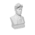 Скульптура Бюст Маяковский В.В. 4х8 см белый