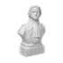 Скульптура Бюст Петр I 6х8 см белый