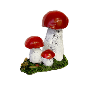 Фигура садовая Белые грибы 20х21 см