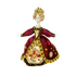 Кукла сувенирная Графиня 18см бордовый костюм