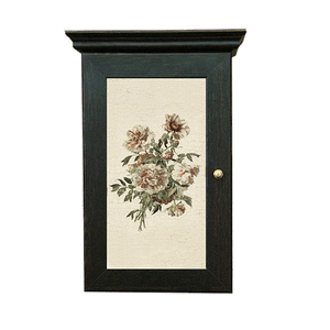 Ключница Классика на 5 крючков 20х28 см Декупаж венге