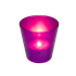 Подсвечник интерьерный со свечой 6 см фиолетовый
