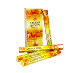 Благовоние HEM Амбер Мёд Amber Honey шестигранник упаковка 6 шт