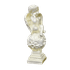 Ангел на шаре 36 см белый с перламутром