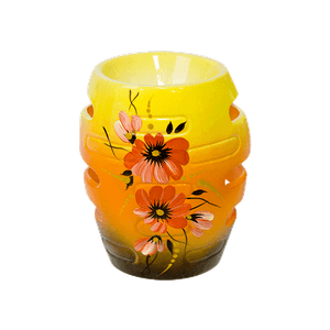 Аромалампа Ажур Цветы 12 см желто-коричневая в ассортименте