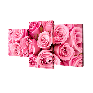 Модульная картина 78х50 см Розовые розы
