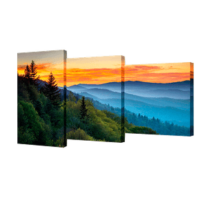 Модульная картина 78х50 см Сумерки в горах