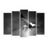 Пятимодуль Орел в полете в черно-белых тонах 125х80 см
