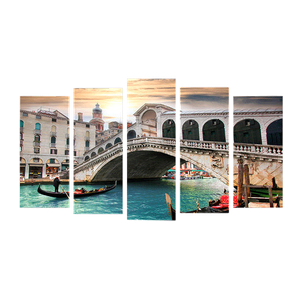 Пятимодуль 125х80 см Венеция Мост Риальто