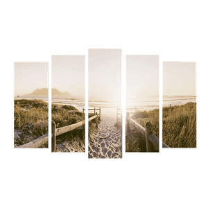 Пятимодуль Пляж Дорога к морю 125х80 см