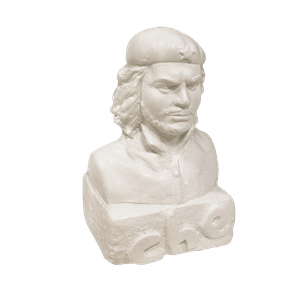 Скульптура Бюст Че Гевара 4х7 см белый