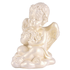Фигурка Ангел с Цветами 9х12х8 см белый керамика