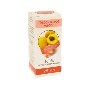 Персиковое масло 25 мл 100% жирное масло