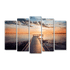 Пятимодуль Пирс на рассвете 125х80 см
