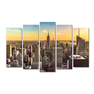 Пятимодуль 125х80 см Манхэттен на рассвете