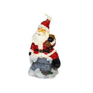 Свеча новогодняя 12 см `Веселый Санта` в ассортименте
