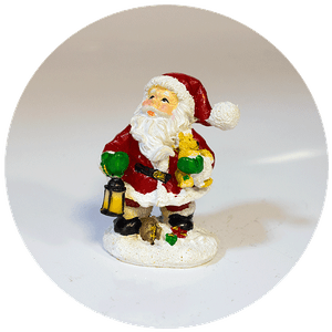 Фигурка новогодняя  7 см `Санта Клаус` в ассортименте
