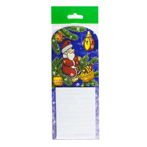 Ежедневник магнитный 7,5х18 см Дед Мороз и еловые ветки