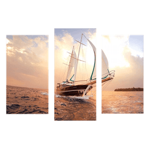 Модульная картина 95х67 см Яхта