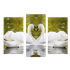 Модульная картина 95х67 см Два Лебедя