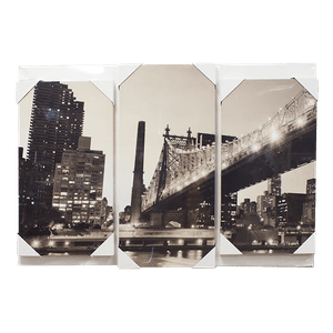 Модульная картина Триптих Манхэттенский мост 95х67 см