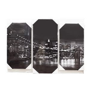 Модульная картина 95х67 см Ночь в Манхэттене