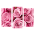 Модульная картина 95х67 см Розовые розы
