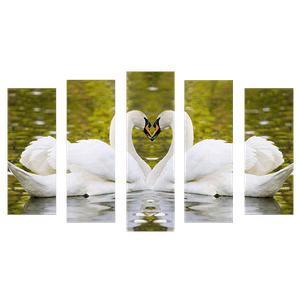 Пятимодуль 123х74 см Два Лебедя