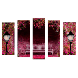 Пятимодуль 123х74 см Скамейка в парке