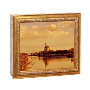 Ключница 25х20 см Мельница под бронзу